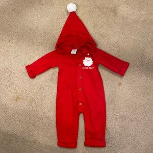 NWOT Chick Pea Santa Onesie